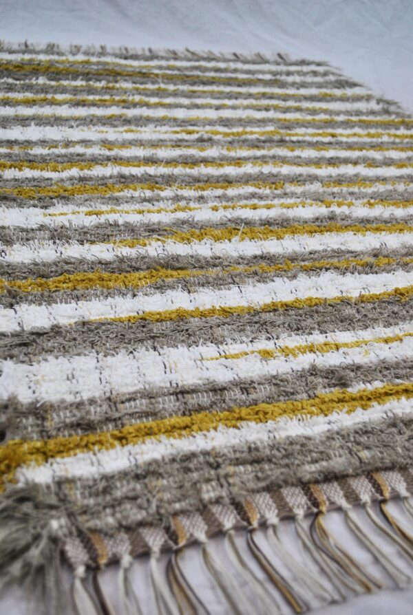 Fluffy Rug, Honey Mustard Floor Dressing, 45x33 - Image 3