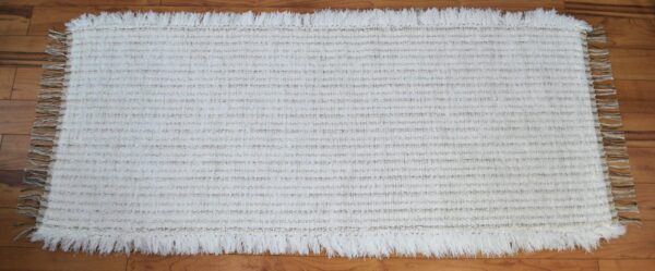 Yoga Mat, Fluffy White, 70x31 - Image 5