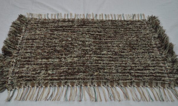 Fluffy Rug, Mottled Chestnut, 19x30 - Image 4