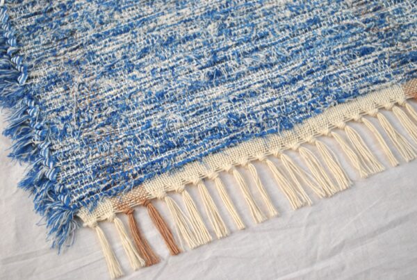 Fluffy Rug, Happy Blue, 33x18 - Image 4