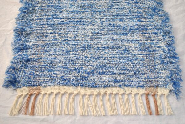 Fluffy Rug, Happy Blue, 33x18 - Image 3