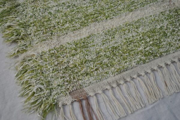 Fluffy Rug, Apple Green, 35x20 - Image 5