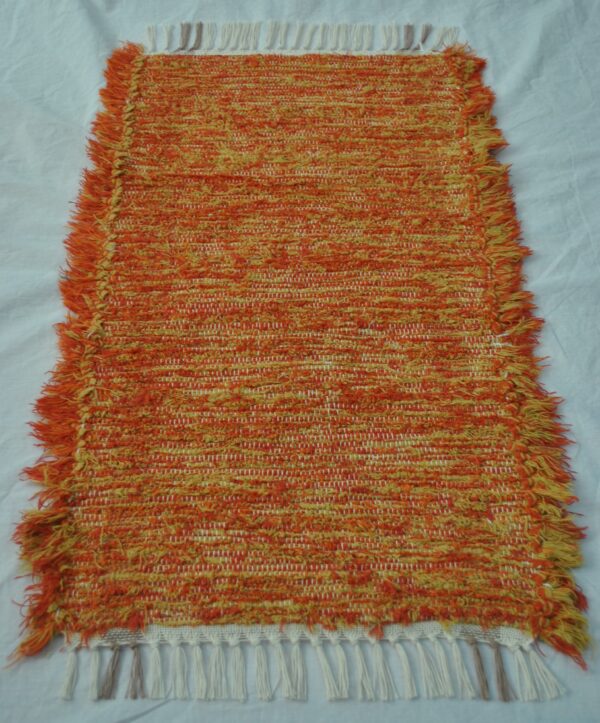 Fluffy Rug, Spicy Orange, 33x19 - Image 2