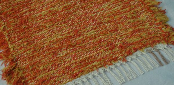 Fluffy Rug, Spicy Orange, 33x19 - Image 5